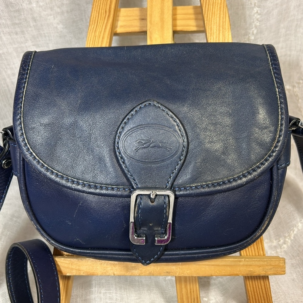 Longchamp leather crossbody small bag